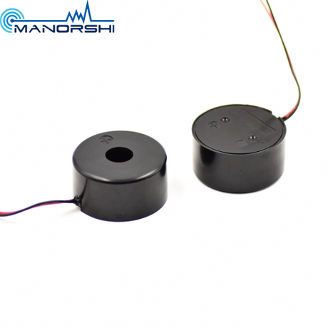 厂家直销电子元器件12v蜂鸣器直径40mm压电有源直流引线蜂鸣器